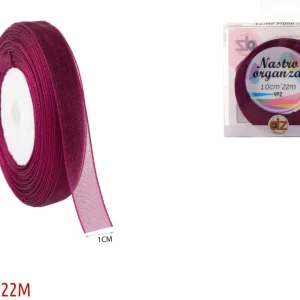 Nastro organza 1 cm PORPORA