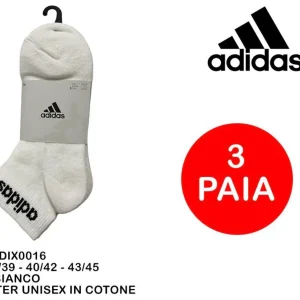 CALZINO unisex cotone ADIDAS 3paia
