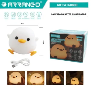 ARRANGO lampada da notte ricaricabile ART:AT60800