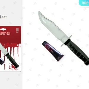 HALLOWEEN sangue finto 10ml +coltello