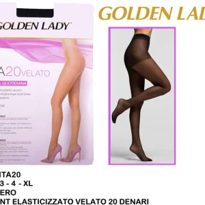 GOLDEN LADY collant 20daneri nero