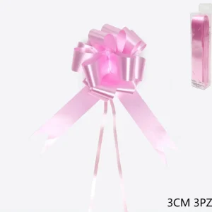 Coccarda rosa 3cm 3pz