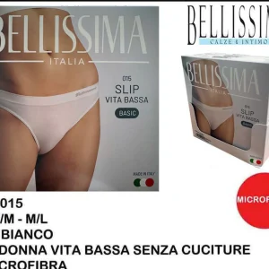 BELLISSIMA slip vita bassa  bianco 015