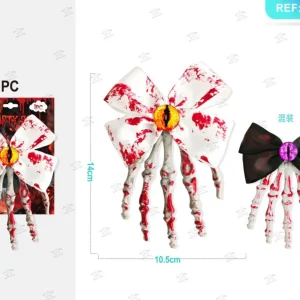 HALLOWEEN fermaglio per capelli con occhi malefici e sangue