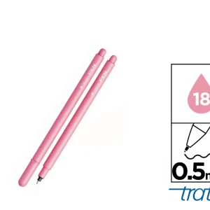 Tratto pen metal look rosa 0,5mm 18
