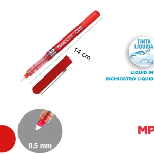 MP penna X5 finepoint 0.5 rosso