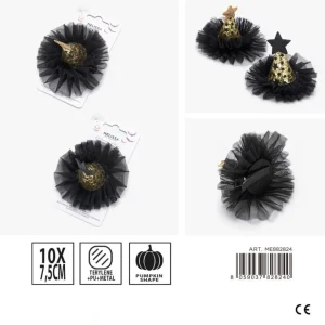 Halloween Melissa clip capelli 10x7,5cm
