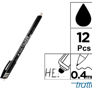 Tratto penna cancellabile nero