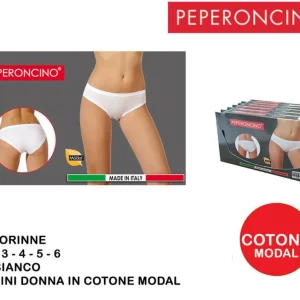 PEPERONCINO slip midi donna in cotone art.corinne