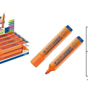 Tratto evidenziatore arancione