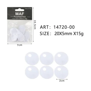 PAIETTE 20x5mm 15g ART.14720