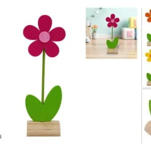 PASQUA fiore feltro con base 23cm