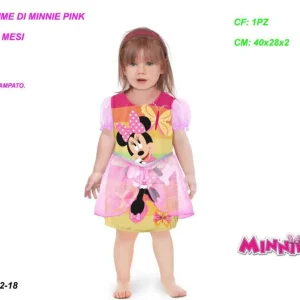 COSTUMI carnevale baby minnie pink 12-18mesi