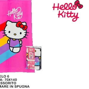 TELO mare in spugna HELLO KITTY 70x149cm