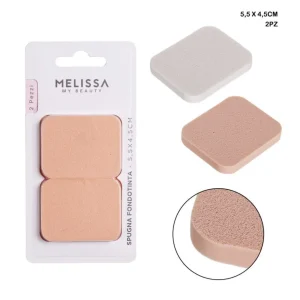 MELISSA spugna per trucco 5,5x4,5x0,5cm