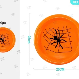 HALLOWEEN piatto di carta  25cm 6pz