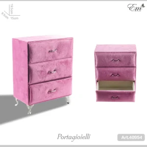 Portagioielli mini armadio fucsia art.40954