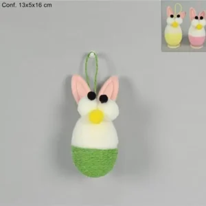 PASQUA appendino uova coniglietto 7x5x5cm