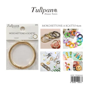 MOSCHETTO a scatto 6cm 1pz