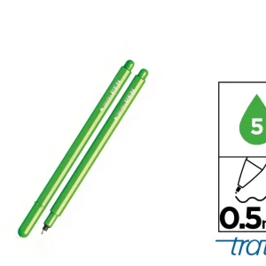 Tratto pen metal look verde  chiaro 0,5mm 5