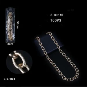 CATENE in alluminio 3.0-1mt argento/oro