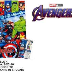 TELO mare in spugna AVENGERS 70x140cm