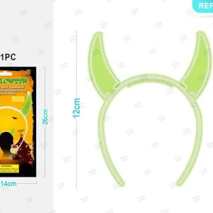 HALLOWEEN cerchietto in corni fluorescente