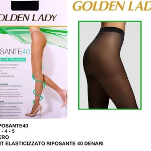 GOLDEN LADY collant 40denari nero