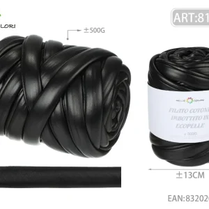 PREVENDITA FILATO ecopelle 500g nero