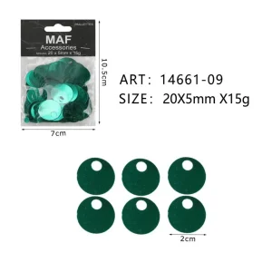 PAIETTE 20x5mm 15g ART.14661