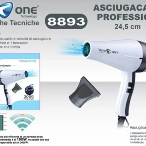 TEK ONE asciugacapelli professionale mod.8893