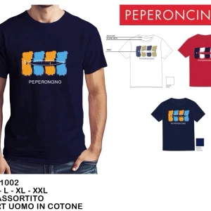 T-SHIRT uomo in cotone P1002