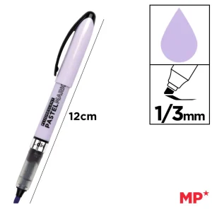 MP evidenziatore a penna pastel viola