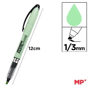 MP evidenziatore a penna pastel verde