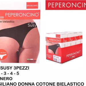PEPERONCINO brasiliano cotone nero Art.Susy